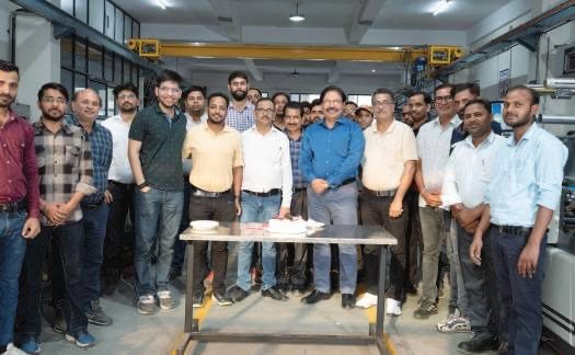 The Alliance Printech team at the IMT Faridabad plant